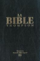 BIBLE THOMPSON NBS RIGIDE NOIRE TRANCHE OR