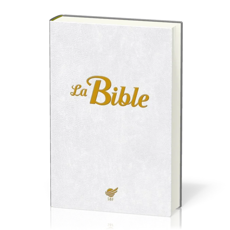 BIBLE SEGOND 1910 VIE PAROLES DE JESUS EN ROUGE SOUPLE BLANC NOUVELLE EDITION