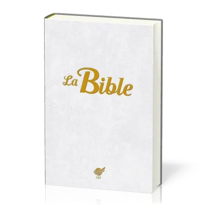 BIBLE SEGOND 1910 VIE PAROLES DE JESUS EN ROUGE SOUPLE BLANC NOUVELLE EDITION
