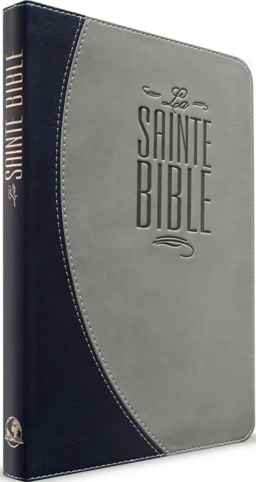 BIBLE SEGOND ESAIE 55 SOUPLE PU DUO BLEU/GRIS FERM. ECLAIR ONGLETS - 384