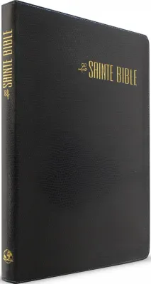 BIBLE SEGOND ESAIE 55 CONFORT SOUPLE PU LEZARD NOIR FERM. ECLAIR - 841