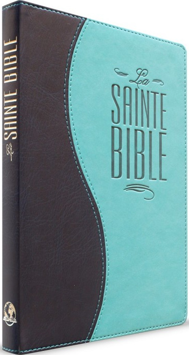 BIBLE SEGOND ESAIE 55 SOUPLE PU DUO BLEU NUIT/TURQUOISE - 295