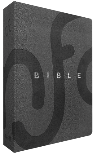 BIBLE NOUVELLE FR. COURANT SOUPLE LUXE SIMILICUIR GRIS TRANCHE ARGENT AVEC DEUTEROCANONIQUES