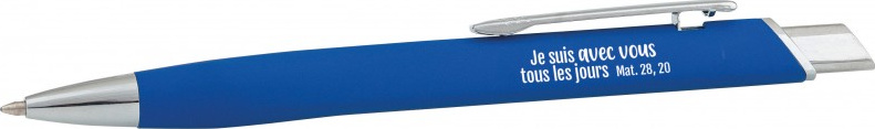 STYLO METAL SALOME BLEU