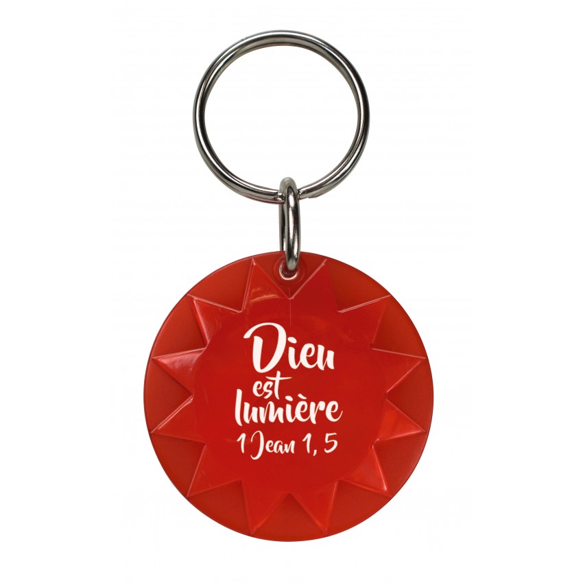 PORTE-CLES SOLEIL ROUGE