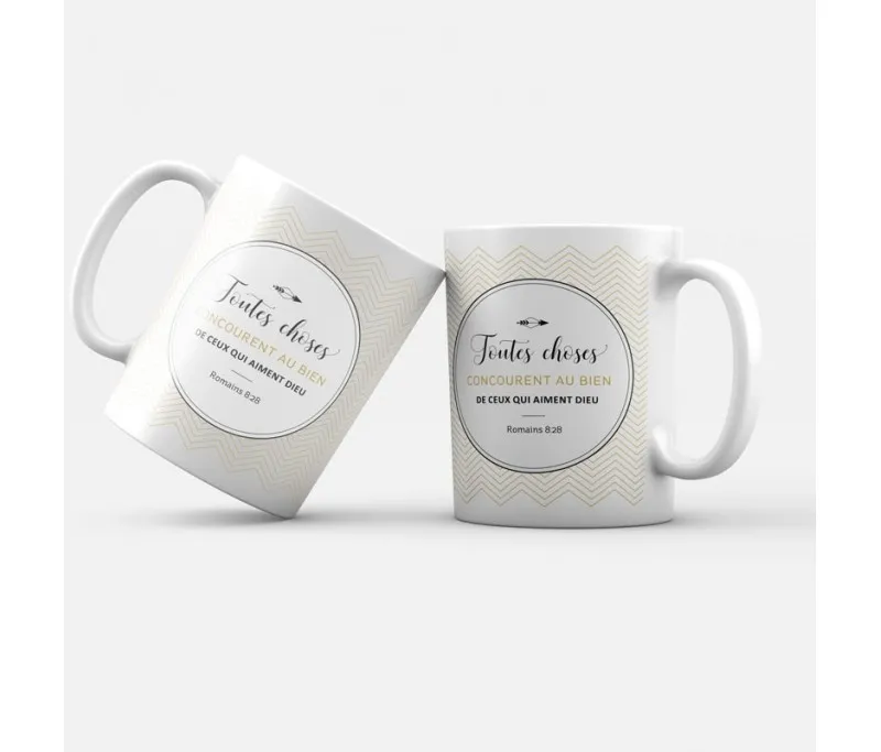 MUG BLANC - TOUTES CHOSES CONCOURENT