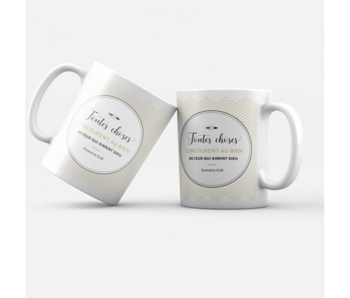 MUG BLANC - TOUTES CHOSES CONCOURENT