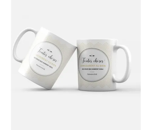 MUG BLANC - TOUTES CHOSES CONCOURENT