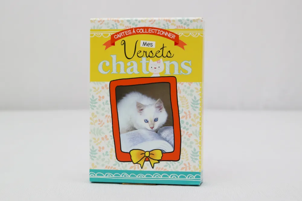 MES VERSETS CHATONS CARTES A COLLECTIONNER
