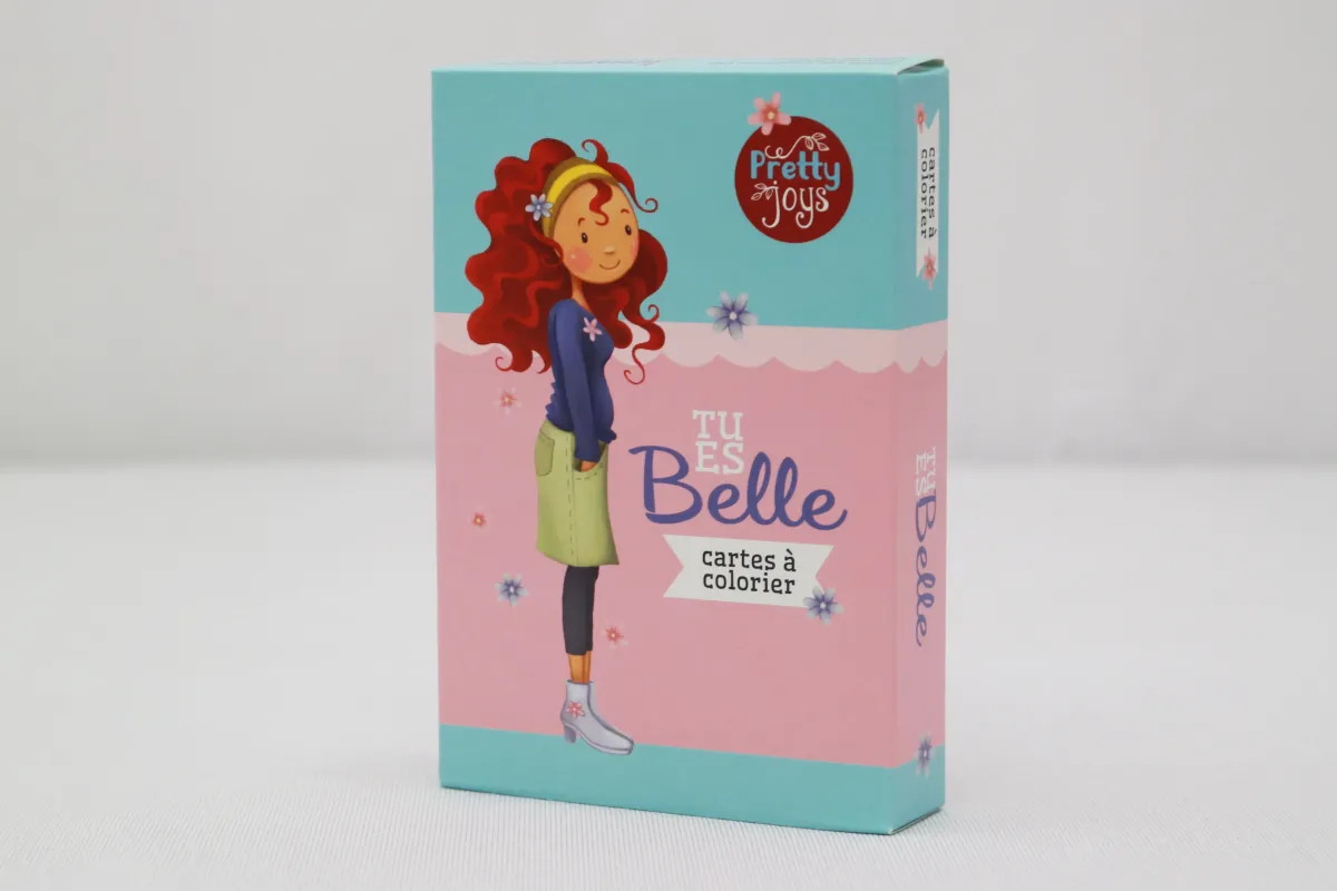 TU ES BELLE - CARTES A COLORIER