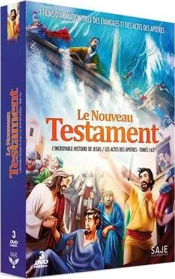 NOUVEAU TESTAMENT DVD - L'INCROYABLE HISTOIRE DE JESUS+ACTES DES APOTRES T1+2