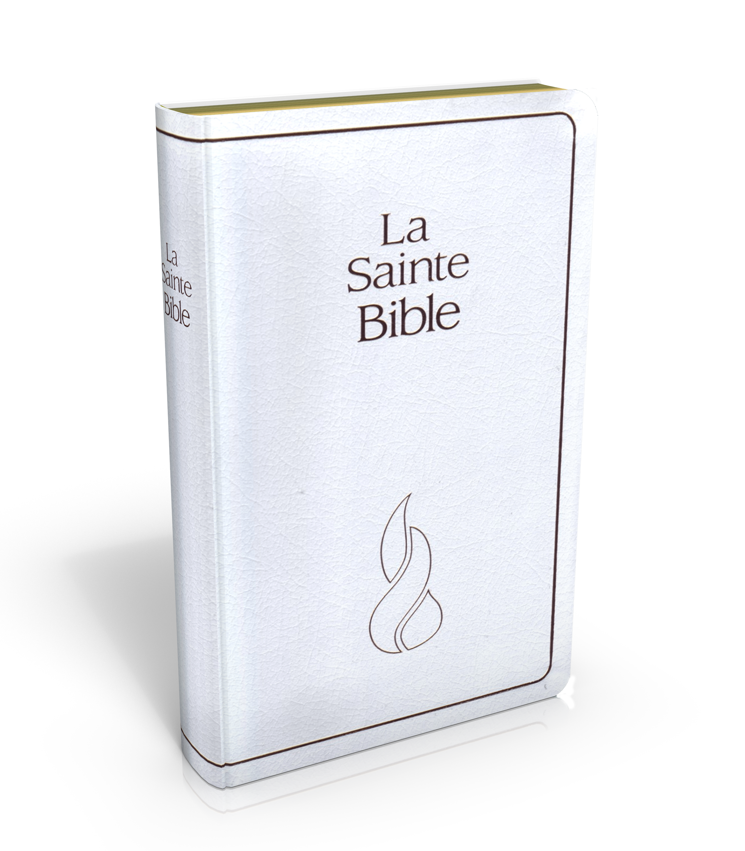 BIBLE NEG COMPACTE FIBROCUIR BLANC TR. OR