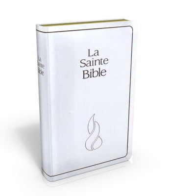 BIBLE NEG COMPACTE FIBROCUIR BLANC TR. OR