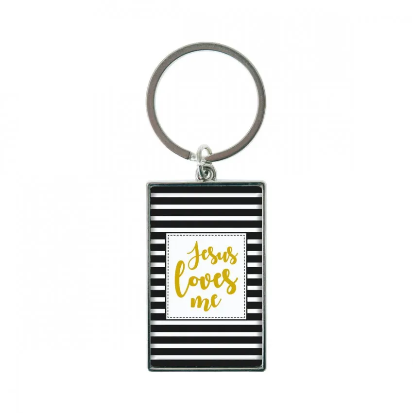 PORTE-CLES "JESUS LOVES YOU"