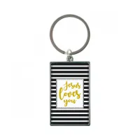 PORTE-CLES "JESUS LOVES YOU"