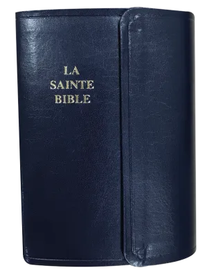 BIBLE SEGOND 1910 MINIATURE SEMI-RIGIDE FERMETURE PRESSION