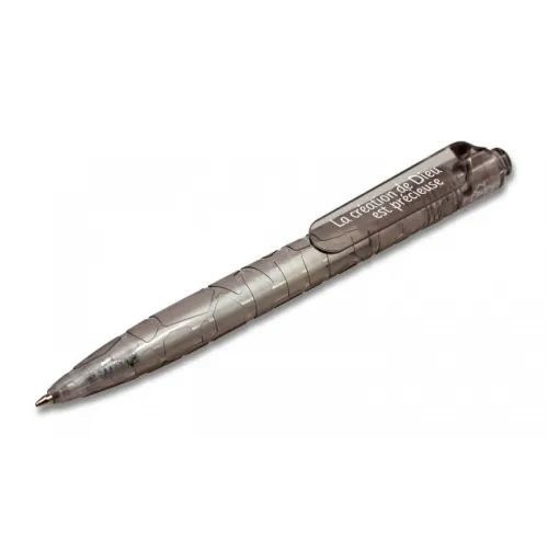STYLO RECYCLE "MOT D'ORDRE" - GRIS