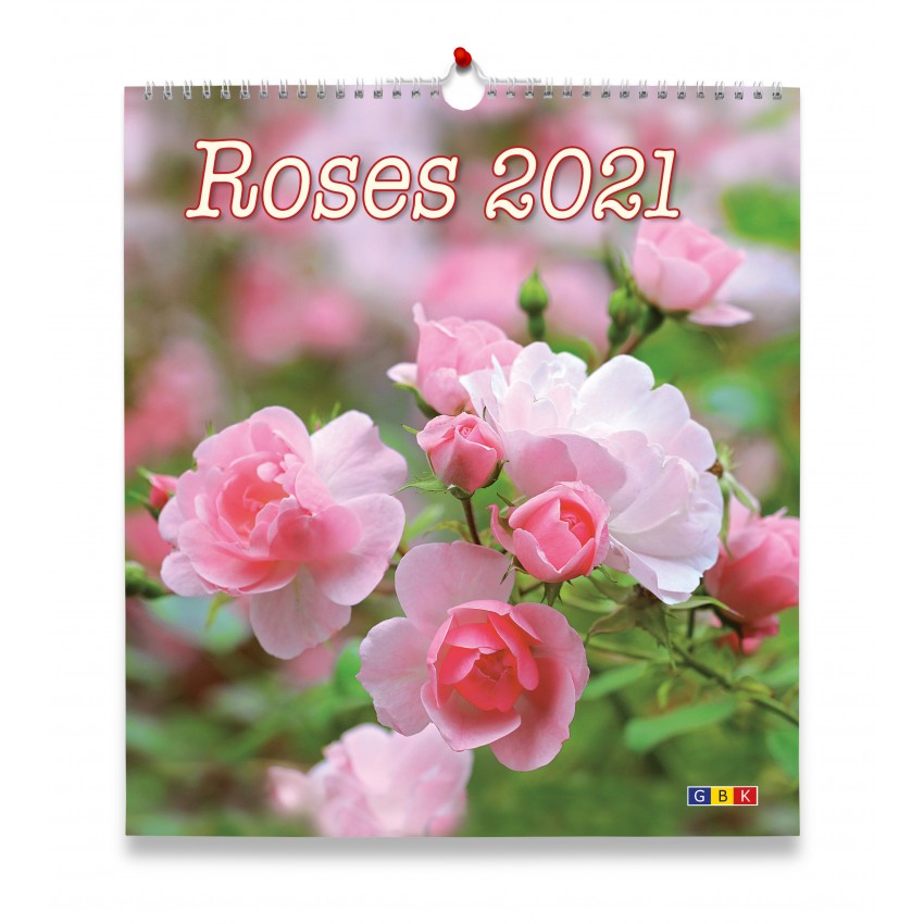 CALENDRIER CED ROSES - GRAND FORMAT