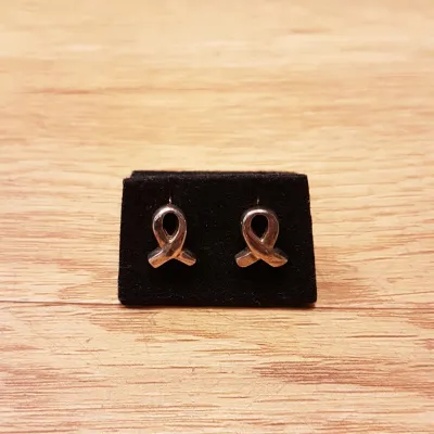 BOUCLE D'OREILLES ICHTUS EN ARGENT BRILLANT 1CM - 6517
