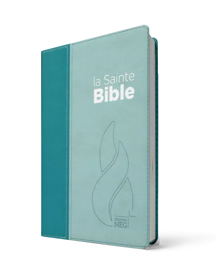 BIBLE NEG COMPACTE SOUPLE VIVELLA DUO BLEU LAGON BLEU CIEL