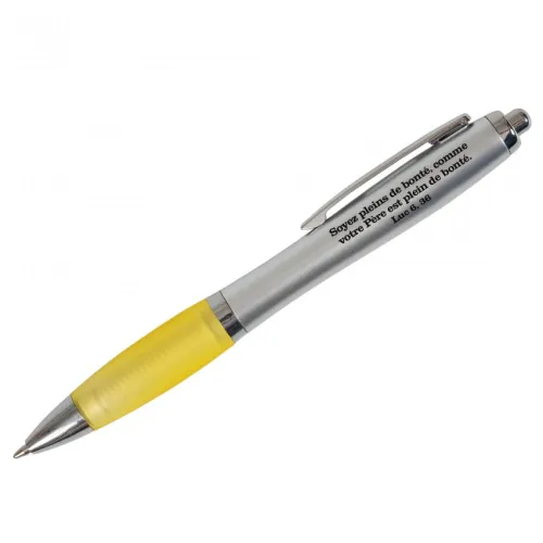 STYLO MOT D'ORDRE 2021 JAUNE