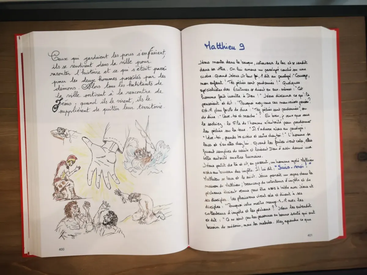 BIBLE MANUSCRITE (LA) - LES PSAUMES ET LE NOUVEAU TESTAMENT