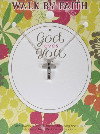 COLLIER AVEC PENDENTIF CROIX FAITH