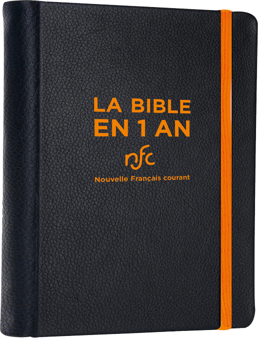 BIBLE EN 1 AN RELIURE SOUPLE SIMILICUIR AVEC DEUTEROCANONIQUES (LA)