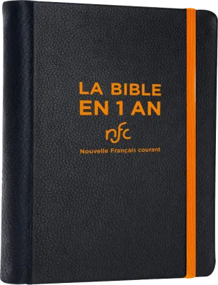 BIBLE EN 1 AN NOUVELLE FR. COURANT RELIURE SOUPLE SIMILICUIR AVEC DEUTEROCANONIQUES (LA)