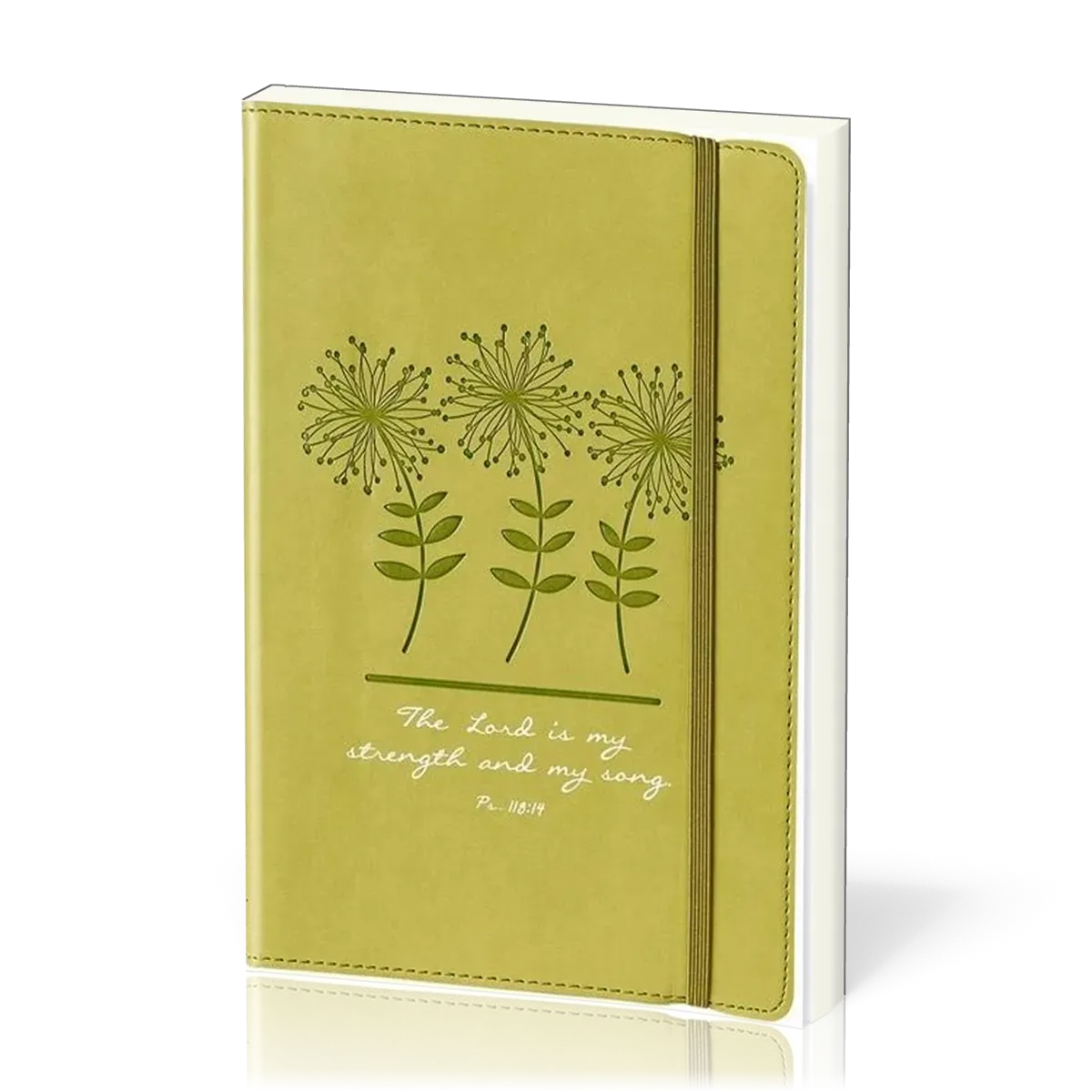 JOURNAL FERMETURE ELASTIQUE COUVERTURE SOUPLE THE LOR IS MY STRENGTH