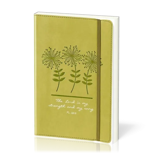 JOURNAL FERMETURE ELASTIQUE COUVERTURE SOUPLE THE LOR IS MY STRENGTH