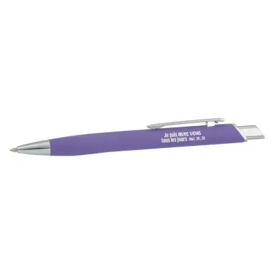 STYLO METAL SALOME LILAS