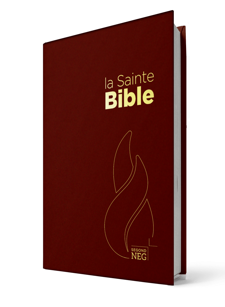 BIBLE NEG COMPACTE RIGIDE GRENAT