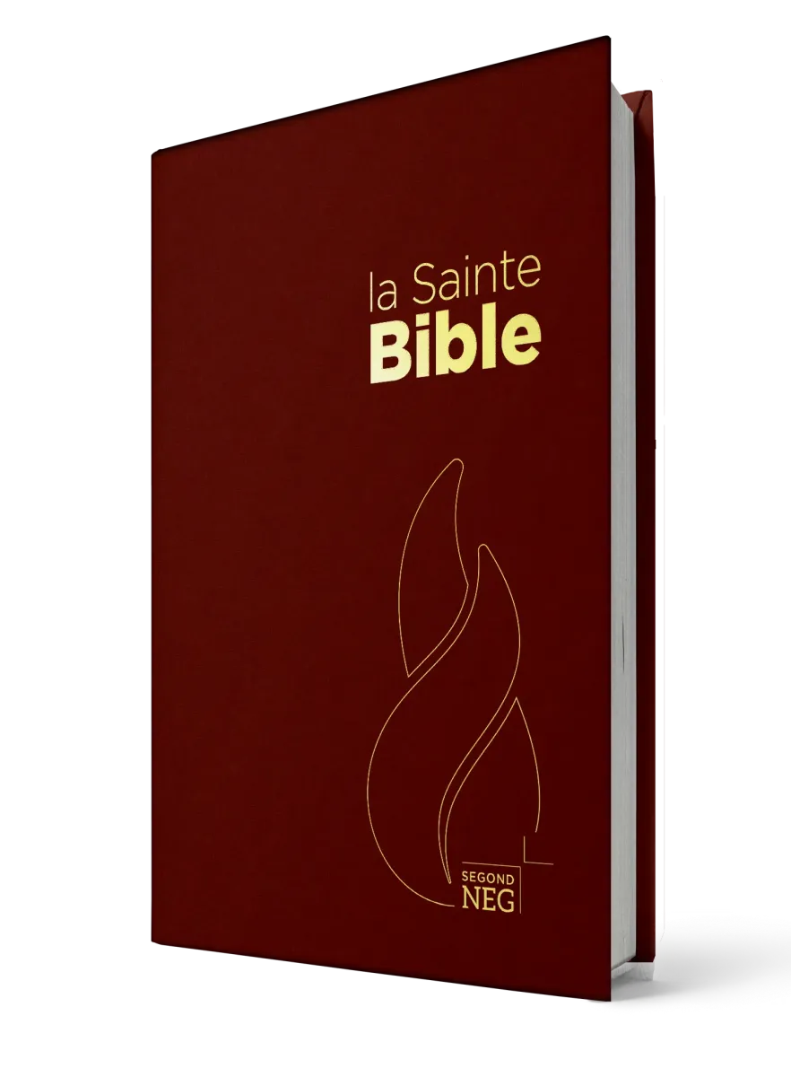 BIBLE NEG COMPACTE RIGIDE GRENAT
