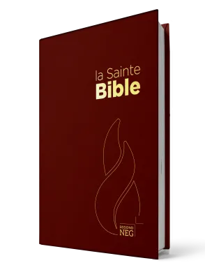 BIBLE NEG COMPACTE RIGIDE GRENAT