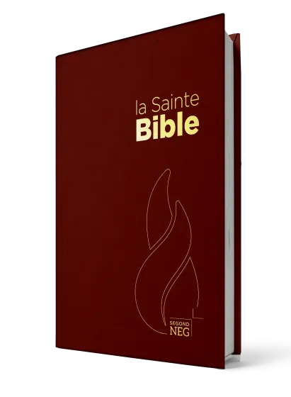 BIBLE NEG COMPACTE RIGIDE GRENAT