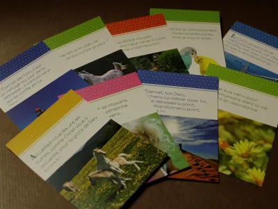 LOT DE 100 MINI-CARTES VARIES VB 34502