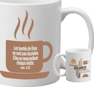 MUG - LES BONTES DE L'ETERNEL NE SONT PAS EPUISEES - BON APPETIT