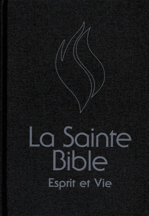 BIBLE ESPRIT ET VIE SEGOND 1910 RIGIDE NOIR TR. BLANCHE