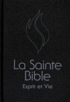 BIBLE ESPRIT ET VIE SEGOND 1910 RIGIDE NOIR TR. BLANCHE