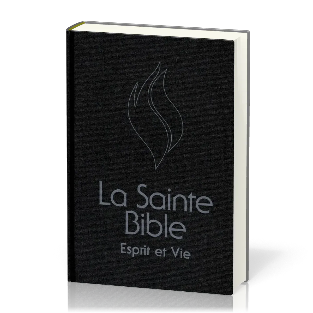 BIBLE ESPRIT ET VIE SEGOND 1910 RIGIDE NOIR TR. BLANCHE