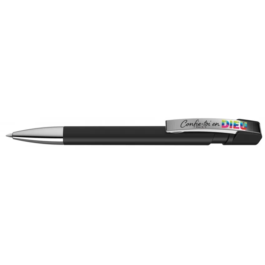 STYLO JAKOBUS CLIP METAL ETUI NOIR