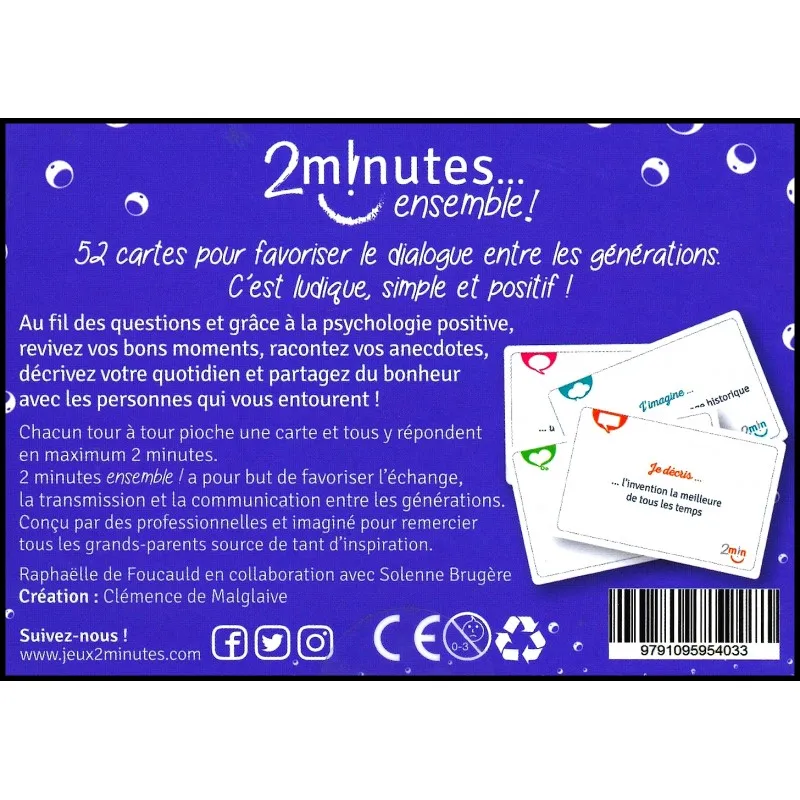 2 MINUTES...ENSEMBLE ! - LE JEU QUI CONNECTE LES GENERATIONS 2 MINUTES...ENSEMBLE ! - LE JEU QUI CONNECTE LES GENERATIONS