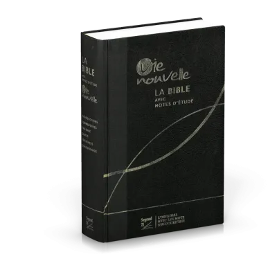 BIBLE SEGOND 21 VIE NOUVELLE RIGIDE TOILEE NOIRE