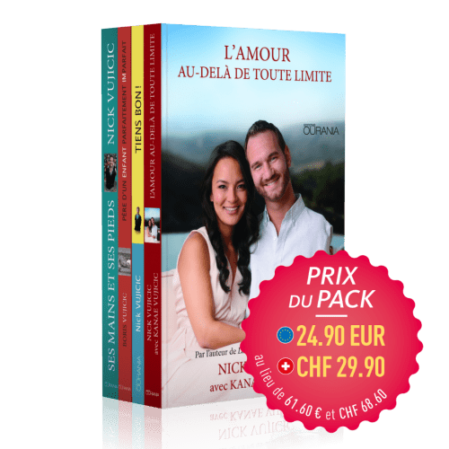 PACK SPECIAL NICK VUJICIC - 4 TITRES PHARES