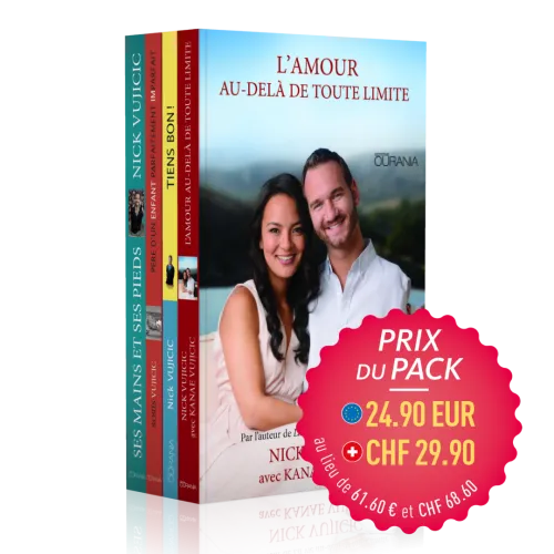 PACK SPECIAL NICK VUJICIC - 4 TITRES PHARES