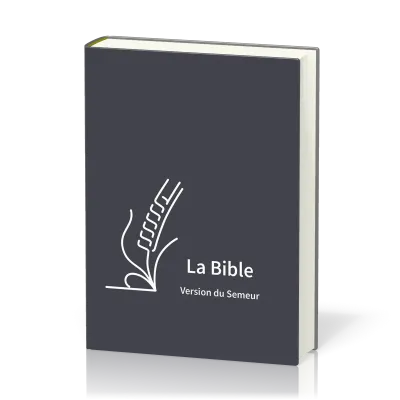 BIBLE SEMEUR 2015 SOUPLE TEXTILE BLEUE TRANCHE BLANCHE