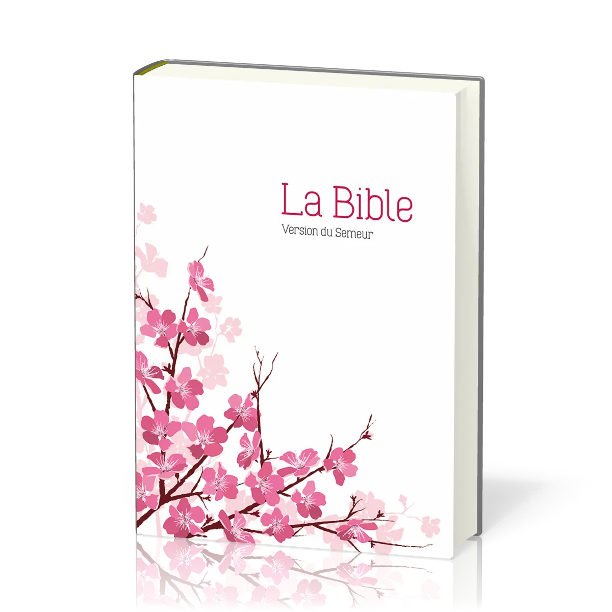 BIBLE SEMEUR 2015 SOUPLE TEXTILE AMANDIER TRANCHE BLANCHE
