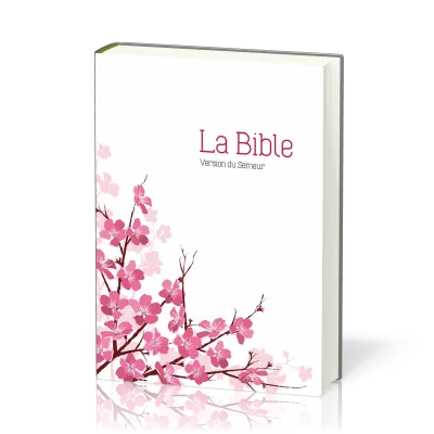 BIBLE SEMEUR 2015 SOUPLE TEXTILE AMANDIER TRANCHE BLANCHE