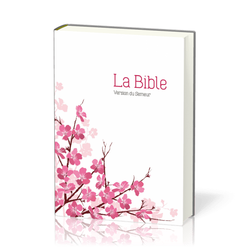 BIBLE SEMEUR 2015 SOUPLE TEXTILE AMANDIER TRANCHE BLANCHE
